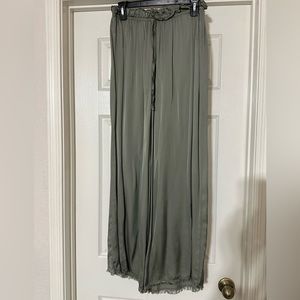 Olive green Scandal pants.